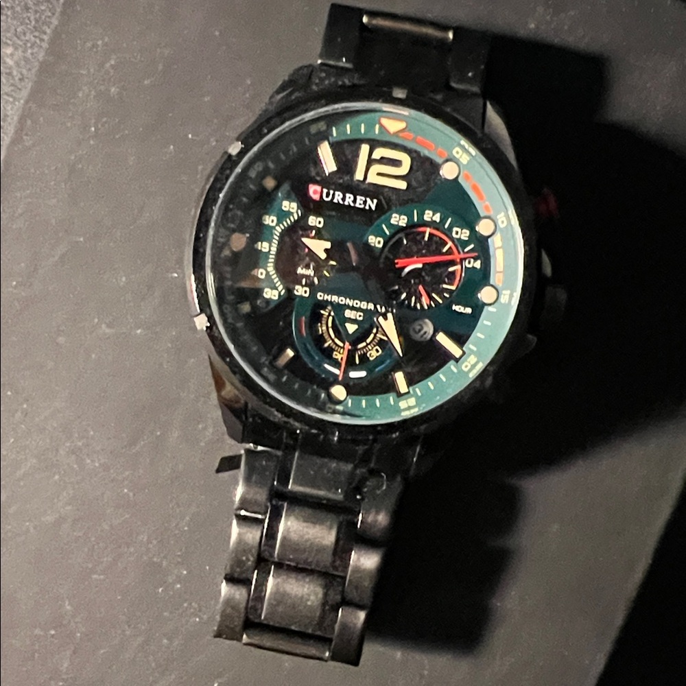 Black Curren Men's Chronograph Watch
